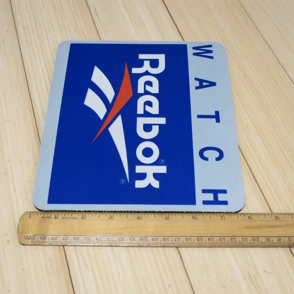 Vintage Retro Reebok WATCH Mouse Pad 9‎ in. x 8 in.
